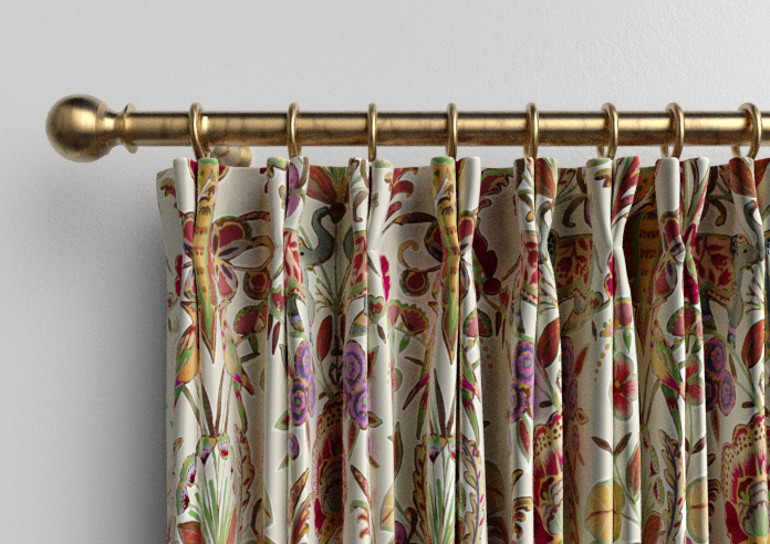 Bangalore Faux Silk, Maroon - Made to Measure Curtain - Image 10